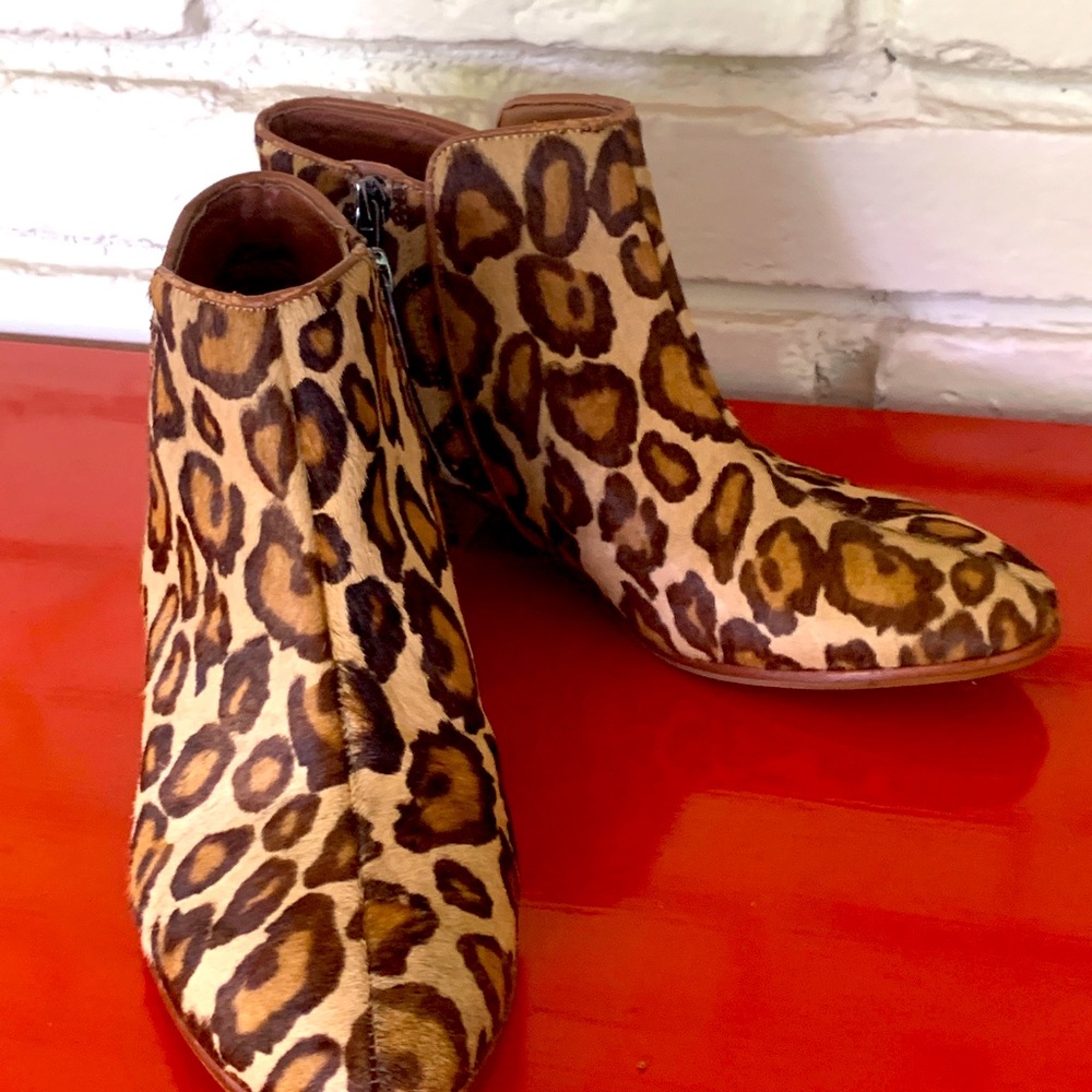 Leopard printed Sam Edelman Bottie